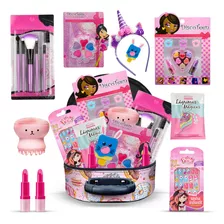 Kit Infantil Criança De Maquiagem Com Maletinha Make Linda