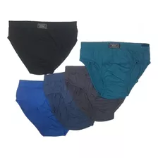 Calzoncillo De Hombre Pack X3 Slip, Algodon 1ra Calidad