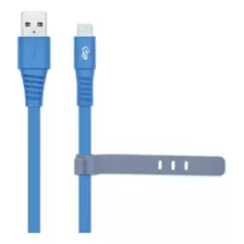 Cabo Micro Usb I2go Para Android V8 Resistente 1.2m - Azul