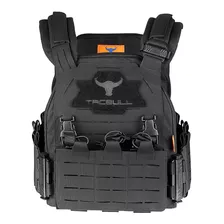 Chaleco Tactico Militar Portaplacas Tacbull Premium 9 Bolsas