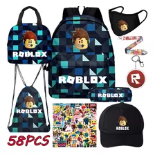 58 Roblox Game Backpack Fiambrera Bolsa Con Cordón