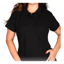 Kit 5 Camisas Polo Feminina Camiseta Atacado Uniforme Piquet