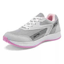 Tenis Lady One Fj-4808 Color Gris Para Mujer Tx8