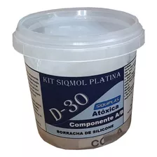 Borracha De Silicone Platina - Siqmol Platina D-30 - 1 Kg