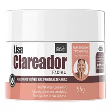 Creme Lisa Clareador Facial 55g Biosoft Momento De Aplicação Dia/noite Tipo De Pele Normal