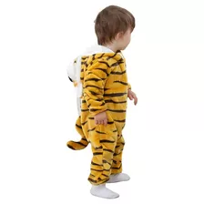 Macacão Bebê Pijama Fantasia Roupa Infantil De Inverno Tigre