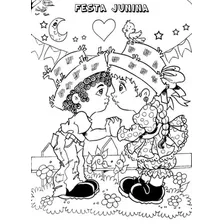 300 Desenhos De Festa Junina Para Colorir São 10 Kits Com 30 Desenhos Para Colorir Folha Solta A4 Festas Juninas 300 Folhas Para Pintar No Total Festa Junina Festa Julina Pintura Criança 