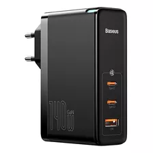 Carregador Rápido Gan5 Pro 140w Da Baseus 2 Usb-c E 1 A