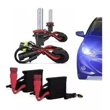 Kit Xenon Automotivo Carro Reator Farol Completo H3 10000k