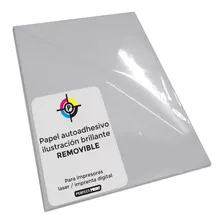 Papel Autoadhesivo Ilustracion A4 Laser Removible 20 Hojas