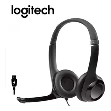 Audífonos Logitech H390 Usb Con Micrófono Control Volumen 