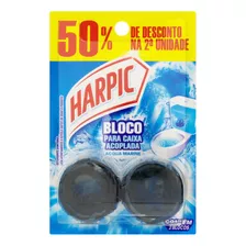 Detergente Sanitário 2 Blocos Para Caixa Acoplada Acqua Marine Harpic