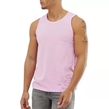 Blusa Lisa Regata Masculina Malha Verão