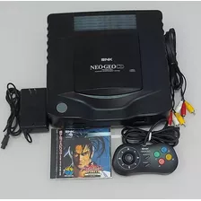 Neo Geo Cd Japonês Com 01 Controle, Fonte Original, Cabos E Jogo Samurai Spirits
