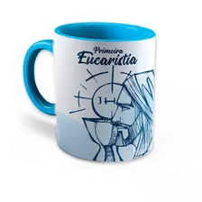 Caneca Primeira Color Comunhão Eucaristia Jesus 239