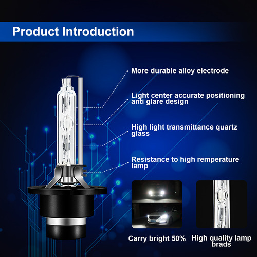 2 Nuevas Bombillas De Xenn D2s Para Faros Delanteros De Nis Foto 3
