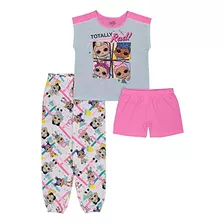 L.o.l. Surpresa! Conjunto De Pijama Grande Para Meninas, Tot