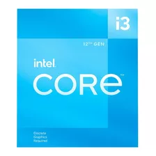Processador Intel Core I3-12100f 12mb 3.3ghz - 4.3ghz 1700