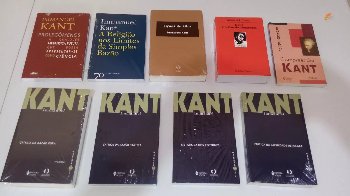 Coleção Obras De Kant  9 Volumes (grandes Edições)
