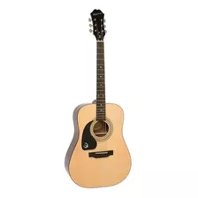 Guitarra Acústica EpiPhone Dr-100 Para Zurdos Natural Brillante