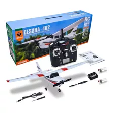 Avião Rc Cessna 182 F949 Controle Remoto 3 Canais Wltoys