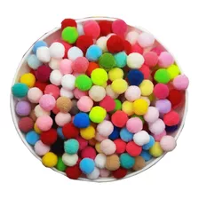 Pompom Colorido Para Artesanato Pacote Com 500 Pcs 10mm