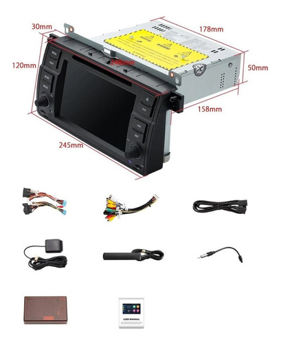 Android 11 Bmw Serie 3 1998-2006 Radio Mirrorlink Carplay Foto 10