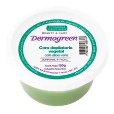 Cera Depilatoria Con Aloe Vera 150g- Dermogreen Kit X 6 U