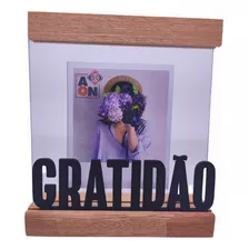 Porta Retrato De Vidro 10x15 Família Amor Gratidão Presente