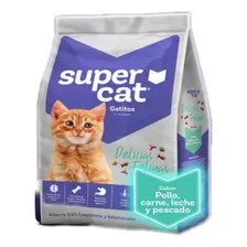 Super Cat, Delicias Felinas, Gatitos 1 A 12 Meses 9kg