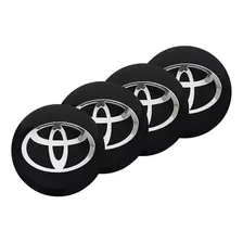 Pack 4 Tapas Toyota Rueda 5,6cm Centro De Llanta Adhesivo