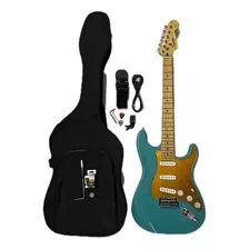 Kit Guitarra Eléctrica Sq Stratocaster Satin Seafoam Green