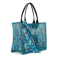 Betsey Johnson Betsey Johnson Get Meshy Tote Para Mujer, Azu