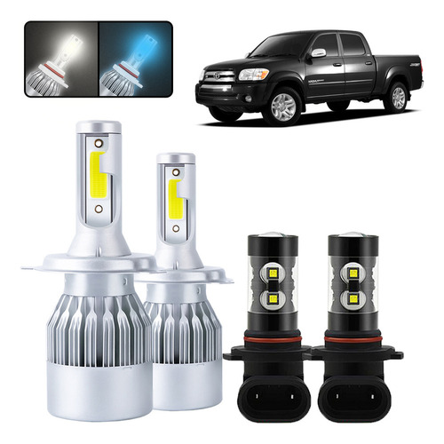 Kit De Focos Led 9005 H11 9145 Para Toyota Tundra 2007-2013 Toyota Tundra