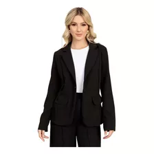 Blazer Acinturado Feminino Alongado Casual Sofisticado 