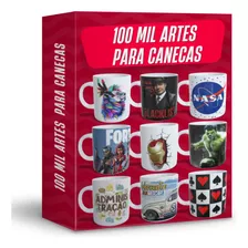 Mega Pacote Artes P/ Caneca +100.000 Arquivos - Envio Rápido