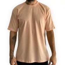 Camiseta Overize Masculina Streetwear Lisa Basica Cores