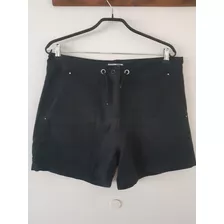 Short, Bermuda Negro T 48/50 Xl Marca Rio