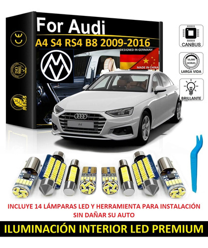 Luz Led Dinmica Secuencial E Interior Led Audi A4 Rs4 B8.5 Foto 4