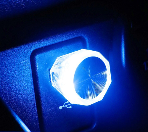Usb Led Mini Diamante Iluminacin Luz Ambiental Marca Opcion Foto 4
