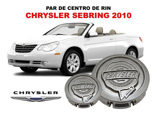 Par De Centros De Rin Chrysler Sebring 2010 54 Mm Foto 2