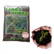 1 Saco De Terra Adubada 5kg - Terra Nobre Plantas E Jardim