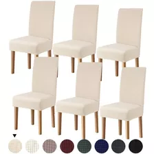 Funda Cubierta Ajustable Silla Comedor Oficina Beige Joypea