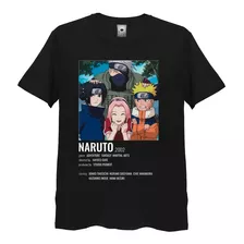 Camisa Camiseta 3d Full Anime Naruto Manga Uzumaki Uchiha