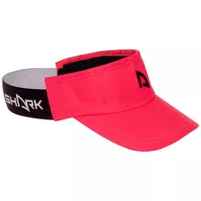 Viseira Shark Beach Tênnis - Pink Flex - Logo Branco