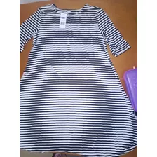 Old Navy Vestido A Rayas Talla S Lycra.