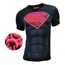 Playera Superman Logo Rosa Toon Original