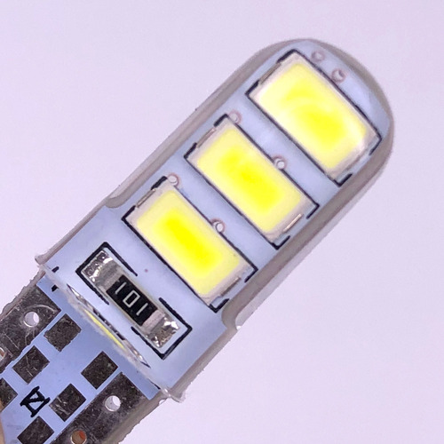 50 Focos T10-6 Led Luces Led Interiores De Coche Y Moto. Foto 4