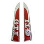 Emblemas Lateral Flecha Volkswagen Gti Premium Metal Roja