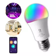 Lâmpada Led Wifi Smart Cores E27 12w Inteligente Cor Da Luz Rgb 110v/220v